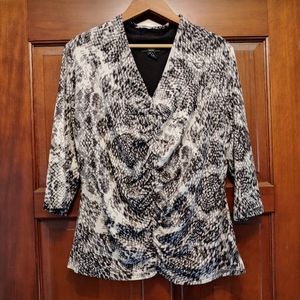 Snake Print Blouse